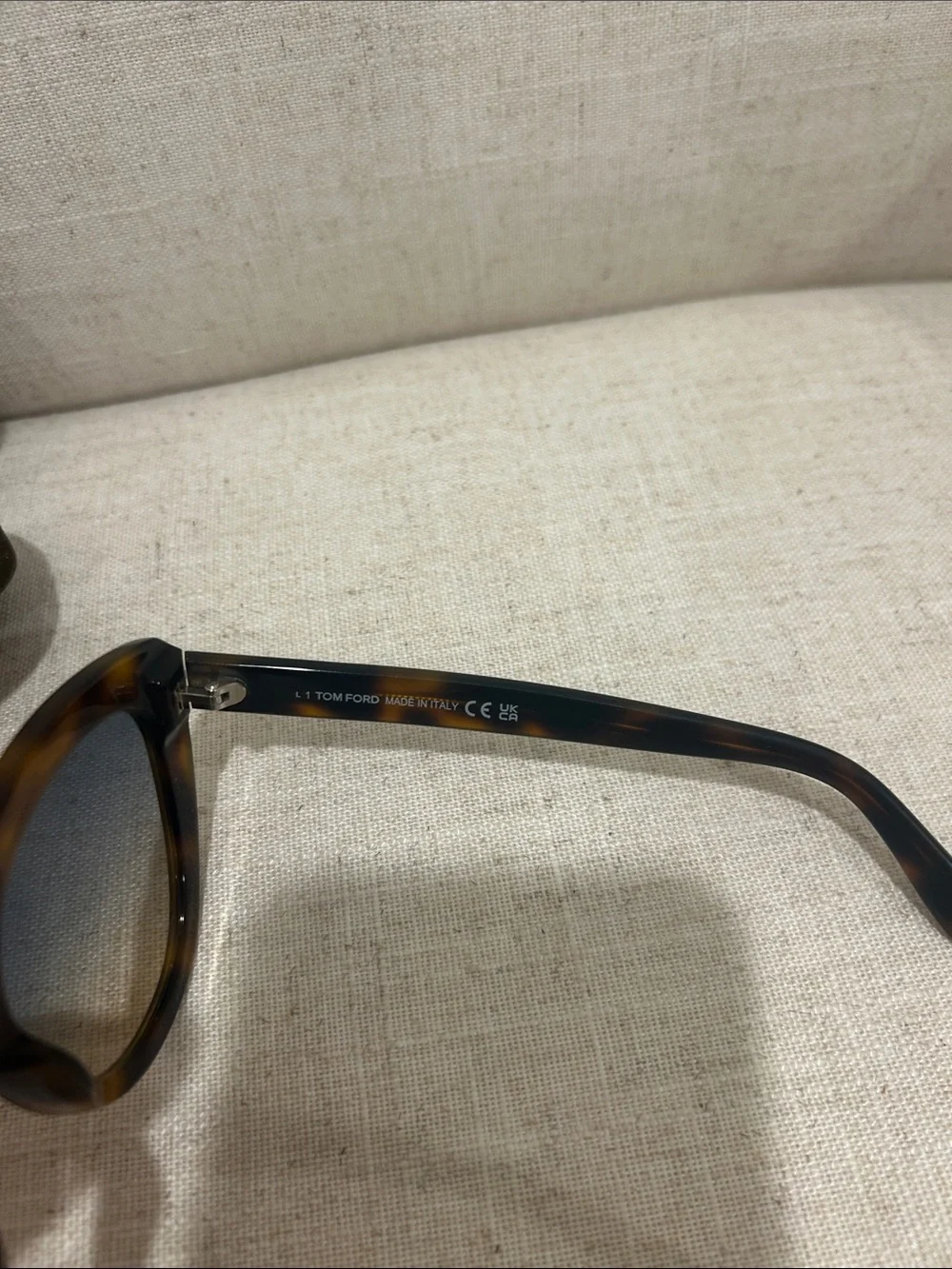 Tom Ford Women's Tortoiseshell Cat-Eye Sunglasses with Blue Gradient Lenses